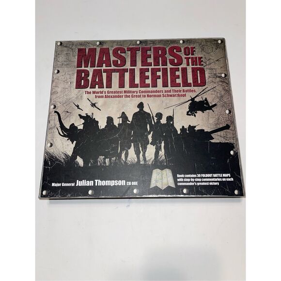 MASTERS OF THE BATTLEFIELD World's Greatest  Commanders by Maj Gen Thompson - Picture 1 of 4